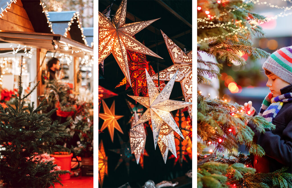 collage de decoration de noel